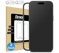 Mothca Mat Verre Trempé pour iphone Air, 9H Film Protection Ecran D'écran + Protecteur d'Objectif de Caméra, Anti-Reflet & Anti-Trace (2+2 Pièces)