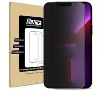 Mothca Verre Trempé Anti Espion pour iPhone 16e/ iPhone 14/ iPhone 13 Pro/iPhone 13 Mat, Vitre Protection Ecran Privacy Matte à Couverture Complète, 9H Dureté, Anti-Espion et Anti-Reflet- 6,1 Pouces