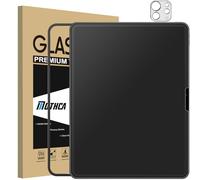 Mothca Verre Trempé Mat pour iPad Pro 13 Pouces 2024 M4, 9H Vitre Protection D'écran Mate et Protection Caméra, Anti-Reflet et Anti-Traces de Doigts, avec Outil d'Installation Facile