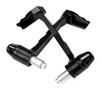 MotHeart Protection de levier d'embrayage de frein de moto pour KLR650 1987-2025 KLR 650-Adventure 2021-2025 KLR 650S 2023-2025 Ninja 650 2012-2025 avec accessoires d'extrémité de guidon (noir)
