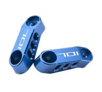 MotHeart Supports d'extension de rétroviseur de moto pour 701 Enduro 2016-2024 701 Supermoto 2015-2024 Vitpilen 701 2018-2024 Svartpilen 701 2019-2024 Accessoires en aluminium CNC (bleu)