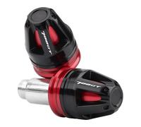 MotHeartCNC Bouchons d'extrémité de guidon universels pour moto pour Tracer 700 GT 2019-2020 Embouts de guidon pour moto 17 mm de diamètre, standard 7/8" 22 mm Accessoires (rouge)