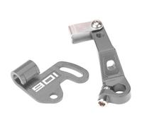 MotHeartCNC Levier d'embrayage de moto Bras d'embrayage à un doigt pour Nord 901 2022-2024 CNC Aluminium Commande d'embrayage à un doigt Nord 901 Accessoires (Gris)