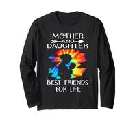 Mother and Daughter Best Friend for Life Tie Dye Mothers Day Manche Longue