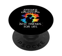 Mother and Daughter Best Friend for Life Tie Dye Mothers Day PopSockets PopGrip Adhésif