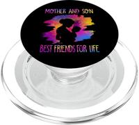 Mother and Son Best Friend for Life Funny Mothers Day PopSockets PopGrip pour MagSafe