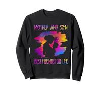 Mother and Son Best Friend for Life Funny Mothers Day Sweatshirt