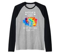 Mother and Son Best Friend for Life Tie Dye Mothers Day Manche Raglan
