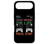 Mother and Son Gaming Partners for Life Jeu vidéo Gamer Coque pour iPhone Air