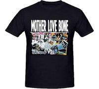 Mother Love Bone Mother Love Bone Mens Grey Tee Shirts Crew Neck Black 3XL