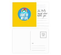 Mother Loves Life Carte postale art déco pour anniversaire de mariage