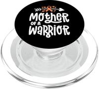 Mother of A Warrior Mom Family Leukemia Cancer Awareness PopSockets PopGrip pour MagSafe