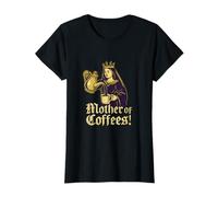 Mother of Coffees Café Humour Violet Gold T-Shirt
