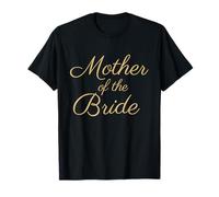 Mother of the Bride, Wedding & Bridal Mom, Tan Script Police T-Shirt