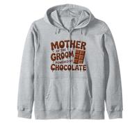 Mother of The Groom Powered by Chocolate Lover Wedding Humour Sweat à Capuche