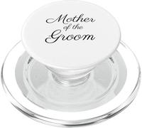Mother of The Groom, Wedding & Bridal, Black Script Police PopSockets PopGrip pour MagSafe