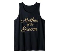 Mother of The Groom, Wedding & Bridal, Tan Script Police Débardeur