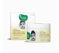 Mother Sparsh Simply Unscented Crème anti-érythème fessier pour bébé avec flocons d'avoine naturels - 50 g | Crème anti-éruption cutanée pour bébés | Protège contre les irritations | Crème pour