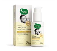 Mother Sparsh Simply Unscented Crème visage pour bébé avec flocons d'avoine - 50 g | Crème pour bébé sans parfum pour peaux sensibles
