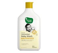 Mother Sparsh Simply Unscented Nettoyant pour bébé à la farine d'avoine naturelle - 400 ml | Gel douche sans parfum pour bébé | Formule sans déchirure pour la peau sensible du nouveau-né