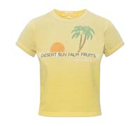Mother - T-shirt Itty Bitty Ringer - Femme - Tops - Jaune - Taille: 38 FR