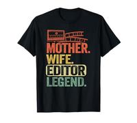 Mother Wife Editor Legend Videography Mom Montage T-Shirt
