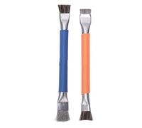 Motherboard Brush, 2pcs Anti Static Keyboard Cleaning Brush Dust Remover Kit for Computer Motherboard Fans Camera Small Space