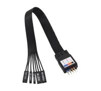 Motherboard Switch/Indicator Light Extension Cable LED/PLED/Reset SW/Power SW to 9PIN F-Panel Extension Cable Foolproof