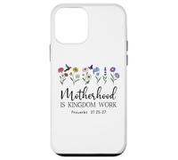 Motherhood is Kingdom Work Women Christian Mom Proverbs 31 Coque pour iPhone 12 Mini