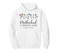 Motherhood is Kingdom Work Women Christian Mom Proverbs 31 Sweat à Capuche