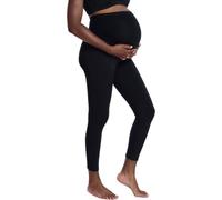 Motherhood Maternity Essential Stretch Full Length Secret Fit Over The Belly Pregnancy Legging, Noir, L Femme