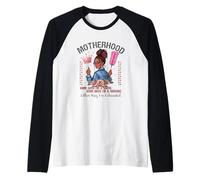 Motherhood Queen Serviteur Exhausted Pride Manche Raglan
