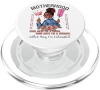 Motherhood Queen Serviteur Exhausted Pride PopSockets PopGrip pour MagSafe