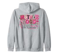 Motherhood Rockin' Mom Life Motif léopard Sweat à Capuche