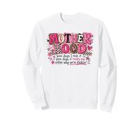 Motherhood Rockin' Mom Life Motif léopard Sweatshirt