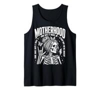 Motherhood Some Days I Rock It Some Days It Rocks Me Skull Débardeur