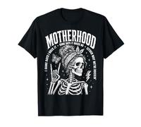 Motherhood Some Days I Rock It Some Days It Rocks Me Skull T-Shirt