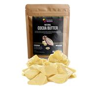 Motherland Goods Morceaux de beurre de cacao naturel - Beurre corporel brut ultime - Parfait pour les projets de bricolage et d'artisanat - Beurre bio pour éloigner les cicatrices - Beurre brut de