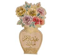 Mothers Day Decorations, Wooden Rustic Holiday Flower Pot Table Decor, Charming Handmade Centerpiece, for Mother, Grandma, Women, Sister, Daughter, Wife, Birthday, Party, and Celebration