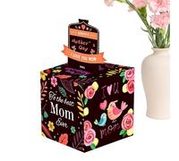 Mothers Day Money Box, Pull Out Cash Dispenser, DIY Cash Holder for, Durable Cardboard and Build with Easy Access Slot, Fun Money Gift Accessory, Creative Present