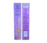 Mother's India Amrita Lot de 20 bâtons d'encens Cannelle, patchouli et bois de cèdre Commerce équitable