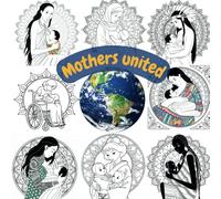 Mothers united: A connecting coloring book for young and old
