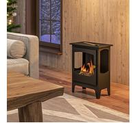 MOTHINESSTO1698-Cheminée à l'éthanol sur pieds style contemporain avec réservoir 1,2Lenviron couverture 25 m² 39 x 26 x 54 cm noir