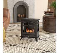 MOTHINESSTO1701-Cheminée bioéthanol sur Pied brûleur 1 2 L environ 3 h de durée de combustion Dim. 45L x 28l x 54H cm Acier Noir