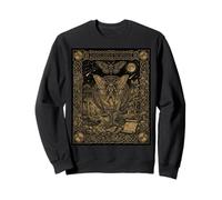 Mothman Carte de Tarot Gothique Occulte Constellation Sweatshirt