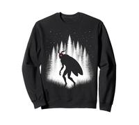 Mothman Debout dans la forêt Blanche sous Les étoiles du Soir Sweatshirt