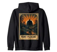 Mothman Design Point Pleasant Style rétro de Sweat à Capuche