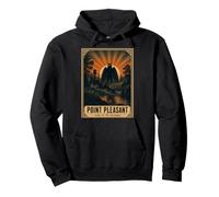 Mothman Design Point Pleasant Style rétro de Sweat à Capuche