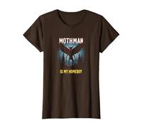 Mothman est Mon Fils au Foyer : Cryptid Lover Forest Mystery T-Shirt, Femme, Marron, XXL