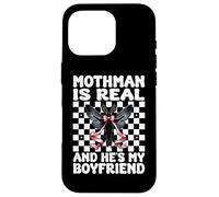 Mothman est réel et C'est Mon Petit ami Cryptozoology Girl Mom Coque pour iPhone 16 Pro